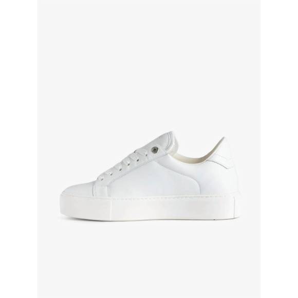 NEW ZADIG & VOLTAIRE women's la flash chunky sneaker in blanc - Picture 3 of 6